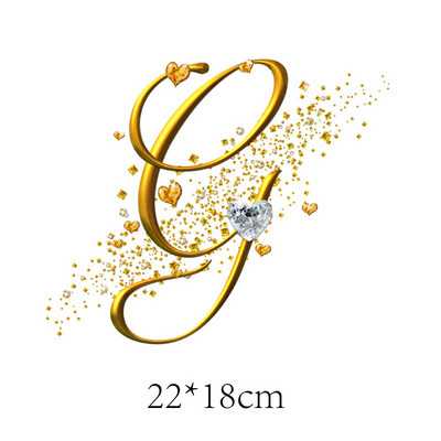 Kuldteemanttähestikud Täheplaastrid Triikraud rõivaste kleebistel Termoadhesiivsed kleebised riietel Sulanduv tekstiilplaaster