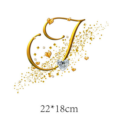 Kuldteemanttähestikud Täheplaastrid Triikraud rõivaste kleebistel Termoadhesiivsed kleebised riietel Sulanduv tekstiilplaaster