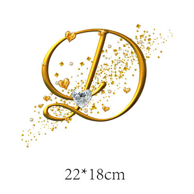 Kuldteemanttähestikud Täheplaastrid Triikraud rõivaste kleebistel Termoadhesiivsed kleebised riietel Sulanduv tekstiilplaaster