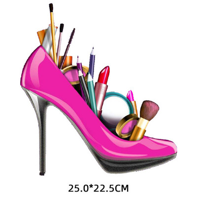 Modes augstpapēžu kurpes Skaistumkopšanas svītras Karstumjūtīgi ielāpi Sievietes T-krekla aplikācija uz apģērba Gludināšana uz pārsegumiem apģērbam Custom