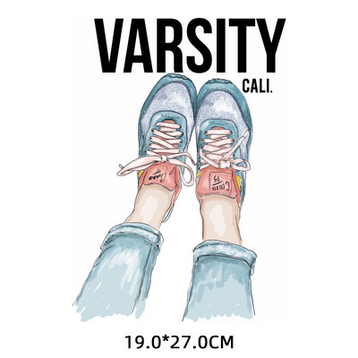 Modes augstpapēžu kurpes Skaistumkopšanas svītras Karstumjūtīgi ielāpi Sievietes T-krekla aplikācija uz apģērba Gludināšana uz pārsegumiem apģērbam Custom