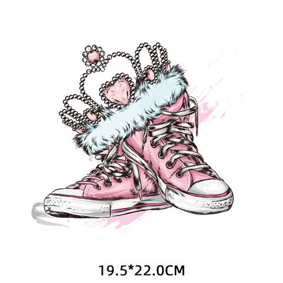 Modes augstpapēžu kurpes Skaistumkopšanas svītras Karstumjūtīgi ielāpi Sievietes T-krekla aplikācija uz apģērba Gludināšana uz pārsegumiem apģērbam Custom