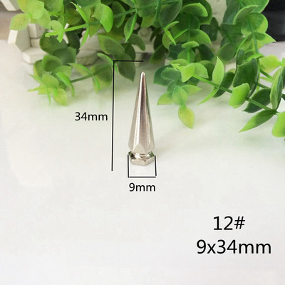 14-34 χιλιοστά ορειχάλκινη σφαίρα, εξαγωνικά καρφιά καρφίτσας με βιδωτή πλάτη για παπούτσια καπέλο τσάντας Δερμάτινα αξεσουάρ στολισμού ενδυμάτων χειροτεχνίας