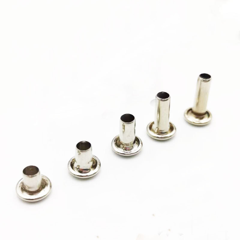 100gab Metāla dobas kniedes Uzgriežņi Soma Siksnas Apģērbs Apaļa Kniede cietam Apģērbam Āda Amatniecība Apģērbu Apavi Dekors Aksesuāri