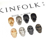 5gab Metāla Gothic Skull Ghost kniedes Screwback Conchos Punk Studs Ādas amatniecības soma jostas apģērba cepures apavi DIY dekoru aksesuāri