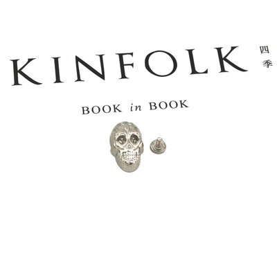 5gab Metāla Gothic Skull Ghost kniedes Screwback Conchos Punk Studs Ādas amatniecības soma jostas apģērba cepures apavi DIY dekoru aksesuāri