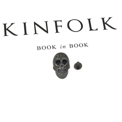 5gab Metāla Gothic Skull Ghost kniedes Screwback Conchos Punk Studs Ādas amatniecības soma jostas apģērba cepures apavi DIY dekoru aksesuāri