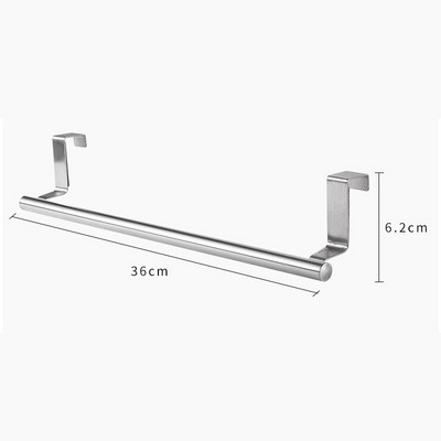 Nerūsējošā tērauda dvieļu plaukta statīvs, skapja skapja durvju piekarināmais turētājs dvieļu lupatu plaukts, mājsaimniecības vannas istabas virtuves piederumi