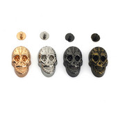 5 τμχ Μεταλλικό γοτθικό κρανίο, φάντασμα πριτσίνια Screwback Conchos Punk Studs Δερμάτινη τσάντα χειροτεχνίας Ζώνη ενδυμάτων καπέλο παπουτσιών DIY