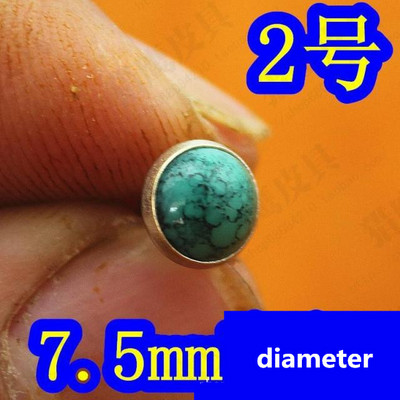 50gab 8,5 mm pusapaļas krāsas tirkīza kniedes DIY metāla kniedes Punk apaviem somas Džinsi Apģērbi Amatniecības piederumi Jostas skrūve