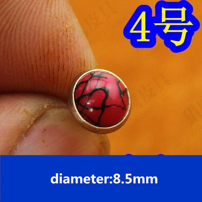 50gab 8,5 mm pusapaļas krāsas tirkīza kniedes DIY metāla kniedes Punk apaviem somas Džinsi Apģērbi Amatniecības piederumi Jostas skrūve