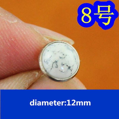 50gab 8,5 mm pusapaļas krāsas tirkīza kniedes DIY metāla kniedes Punk apaviem somas Džinsi Apģērbi Amatniecības piederumi Jostas skrūve