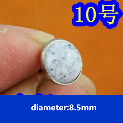 50gab 8,5 mm pusapaļas krāsas tirkīza kniedes DIY metāla kniedes Punk apaviem somas Džinsi Apģērbi Amatniecības piederumi Jostas skrūve