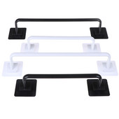 Αυτοκόλλητη επιτοίχια μπάρα πετσετών μπάνιου Βάση ράφι ράφι ρολό χαρτί τουαλέτας κρεμαστή κρεμάστρα Μέγεθος S/L