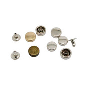 6-10 χιλιοστά Επίπεδο ασημένιο καρφί, βραχιόλι με κουμπιά σκακιού Στρογγυλό καπάκι για πορτοφόλι Δερμάτινη τσάντα χειροτεχνίας Καπέλο παπουτσιών Ρούχα Τζιν αξεσουάρ