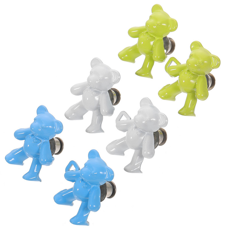 Kopča u obliku medvjeda. Prenosni gumbi. Traperice. Slatke hlače