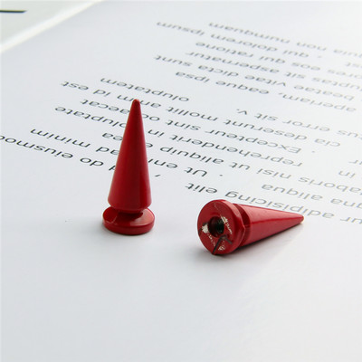 10 σετ 10*26mm Bullet Cone Πολύχρωμες καρφίτσες και καρφιά για ρούχα DIY Χειροποίητα Cool Punk Ravets για ένδυμα Δερμάτινα παπούτσια Craft Bag