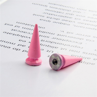 10 σετ 10*26mm Bullet Cone Πολύχρωμες καρφίτσες και καρφιά για ρούχα DIY Χειροποίητα Cool Punk Ravets για ένδυμα Δερμάτινα παπούτσια Craft Bag