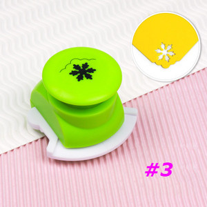 Reljefs DIY rīks Stūra papīrs Drukas karšu griezējs Scrapbook Formatētājs Maza reljefa caurumošanas ierīce Caurumu perforators Bērni Roku darbs