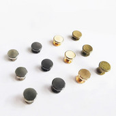 30Σετ Μεταλλικό Χάλκινο Βιβλίο Λογαριασμού Βιδωτές Πριτσίνια DIY Crafts Δερμάτινο προϊόν Τσάντα Πριτσίνια Monk Head Spikes Hardware Διακόσμηση πόρπες νυχιών