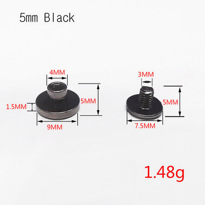 30Σετ Μεταλλικό Χάλκινο Βιβλίο Λογαριασμού Βιδωτές Πριτσίνια DIY Crafts Δερμάτινο προϊόν Τσάντα Πριτσίνια Monk Head Spikes Hardware Διακόσμηση πόρπες νυχιών