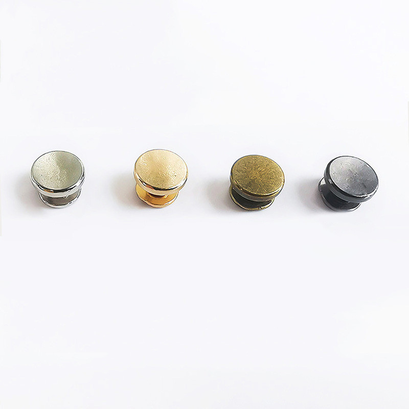 30Σετ Μεταλλικό Χάλκινο Βιβλίο Λογαριασμού Βιδωτές Πριτσίνια DIY Crafts Δερμάτινο προϊόν Τσάντα Πριτσίνια Monk Head Spikes Hardware Διακόσμηση πόρπες νυχιών