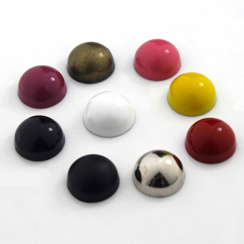 10 τμχ Πολύχρωμη βίδα με πριτσίνια θόλου 14,5 χιλιοστών μανιτάρι μπουλόνι θόλου με στρογγυλή κεφαλή βίδες για παπούτσια τσάντας Ένδυμα DIY Αξεσουάρ δερμάτινων χειροτεχνιών