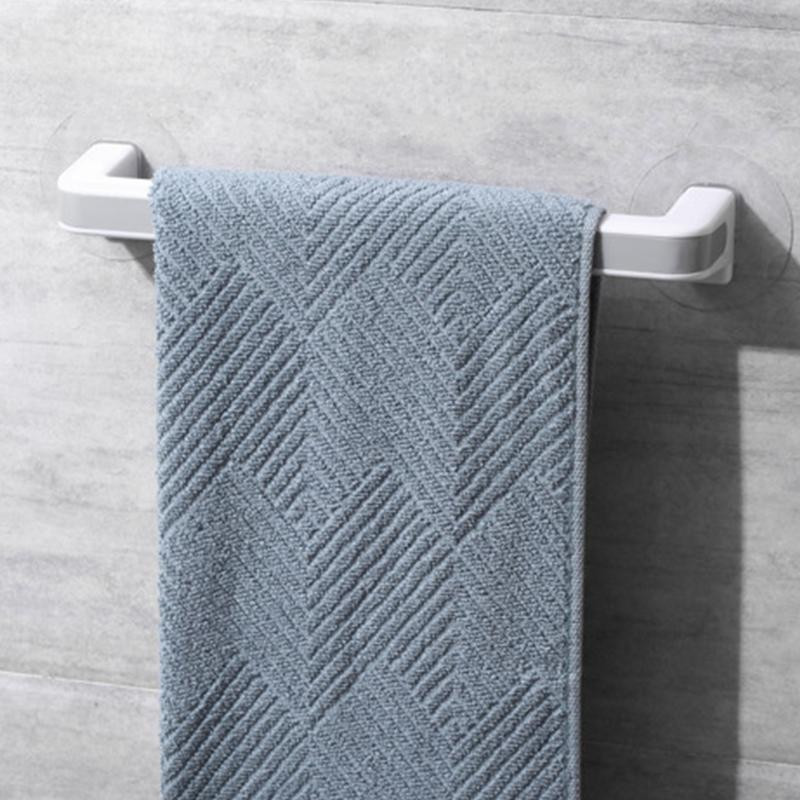 Pašlīmējošs dvieļu turētājs, pie sienas stiprināms dvieļu pakaramais vannas istabas dvieļu stieņa plaukts apavu turētājs piekarināms vannas istabas organizators