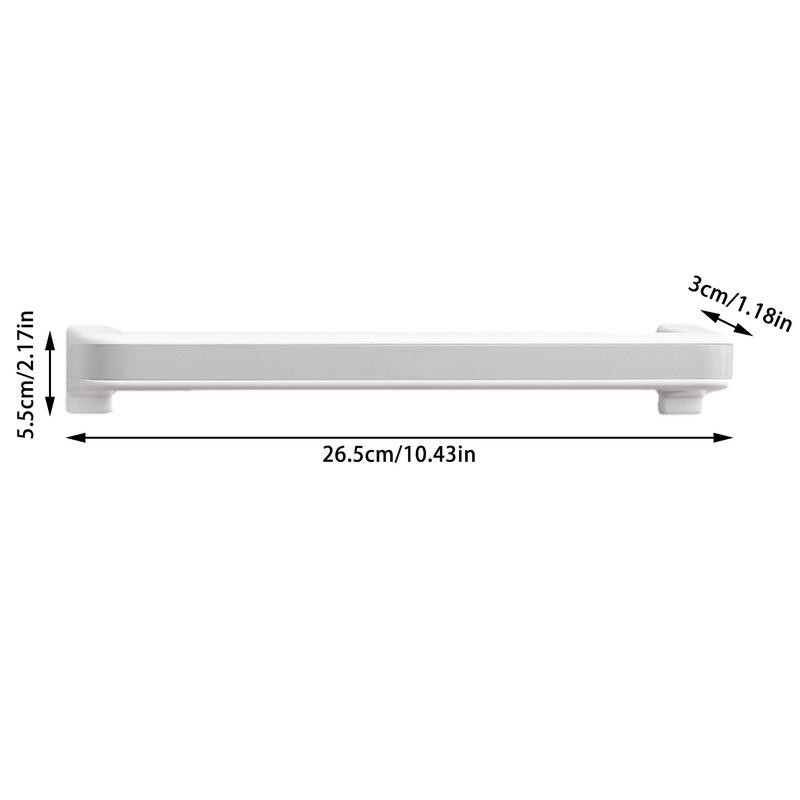 Pašlīmējošs dvieļu turētājs, pie sienas stiprināms dvieļu pakaramais vannas istabas dvieļu stieņa plaukts apavu turētājs piekarināms vannas istabas organizators