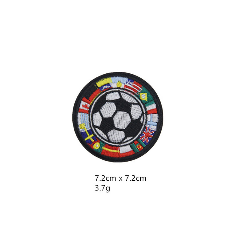 Futbola ielāpi Zvaigžņots nakts ielāps Pārnesums uzgludināmi apģērbi Izšūti aplikācijas kleitām Basketbols Anime nozīmītes Beisbols