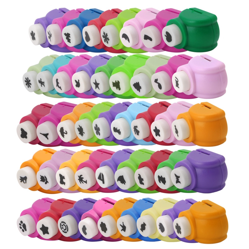 H7EA Scrapbook Punch Cutter Meniniai amatai Atvirukai Šventiniai Vakarėliai Girliandų Dekoras