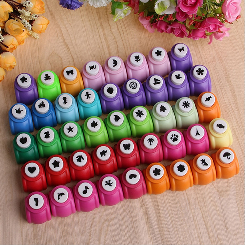 H7EA Scrapbook Punch Cutter Meniniai amatai Atvirukai Šventiniai Vakarėliai Girliandų Dekoras