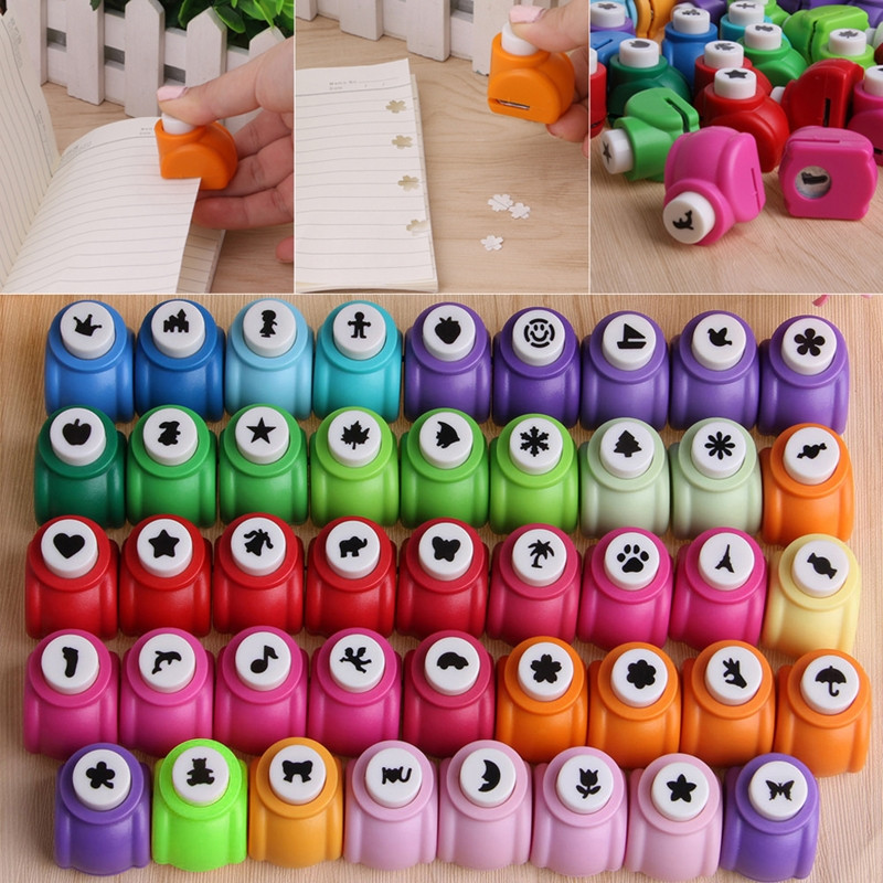 H7EA Scrapbook Punch Cutter Meniniai amatai Atvirukai Šventiniai Vakarėliai Girliandų Dekoras