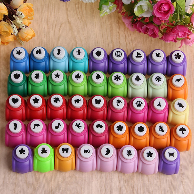 H7EA Scrapbook Punch Cutter Meniniai amatai Atvirukai Šventiniai Vakarėliai Girliandų Dekoras