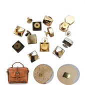 10 τεμ. 12 χιλιοστών επίπεδη ζώνη κράματος βίδα ένδυσης Πριτσίνια αξεσουάρ για βίδες κάτω τσάντα Πριτσίνια για τσάντες υλικού Άδεια πόδια νυχιών