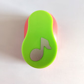 Μουσική νότα 2-2,5 εκ. Σχήμα EVA craft craft κόφτης χαρτιού για ευχετήρια κάρτα Λεύκωμα Χειροποίητο puncher Furador punch 1 ίντσας