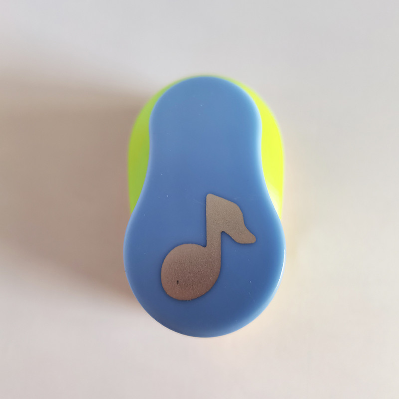 Μουσική νότα 2-2,5 εκ. Σχήμα EVA craft craft κόφτης χαρτιού για ευχετήρια κάρτα Λεύκωμα Χειροποίητο puncher Furador punch 1 ίντσας