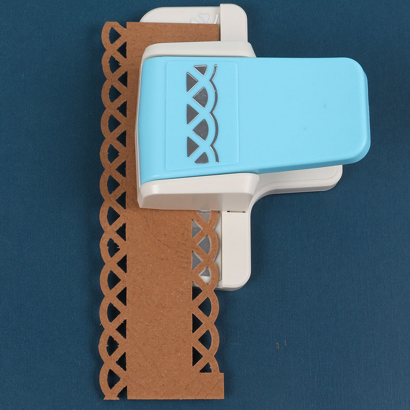 Floral Lace Edge Embossers Hole Punch Embossing Device Tool for Paper Scrapbooking Gift Card Party Wedding Crafts DIY