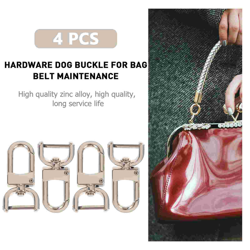 Metāla āķa soma piederumu piederumi, noņemama aizdare Bagāžas sprādzes rokassomiņa DIY josta