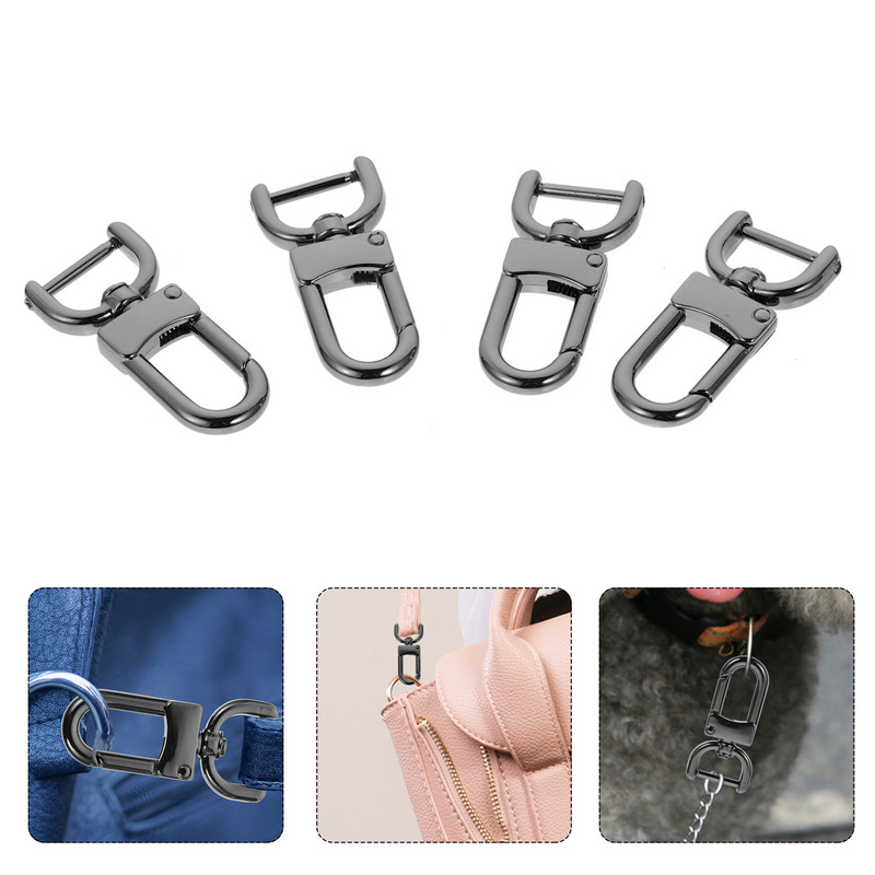 Metāla āķa soma piederumu piederumi, noņemama aizdare Bagāžas sprādzes rokassomiņa DIY josta