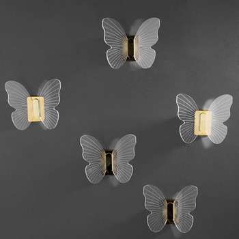 Εξαιρετική κρεμάστρα πετσετών Διαφανής συμπαγής Creative Butterfly Organizer Γάντζος τοίχος Art Decor Θήκη τσάντας με γάντζο πόρτας