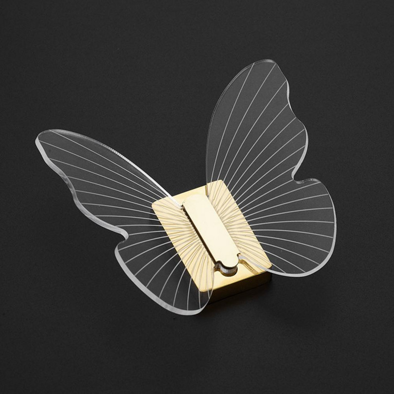 Lielisks dvieļu pakaramais caurspīdīgs kompakts radošs tauriņu organizators ar āķa sienas mākslas dekoru durvju āķa maisa turētājs