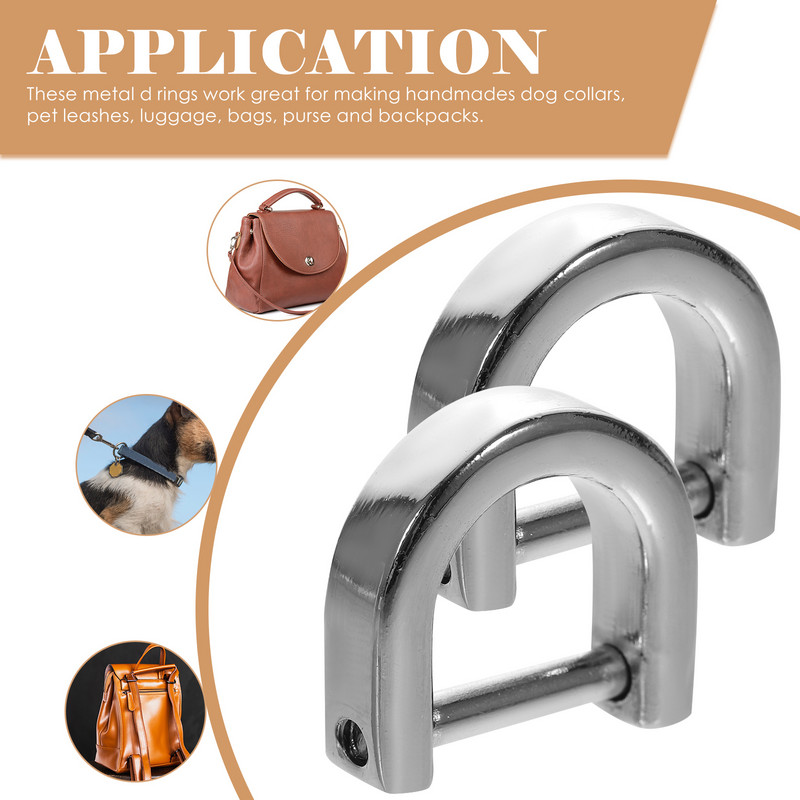 4 gab. U formas pakavs D gredzeni, ieskrūvējami D gredzeni.