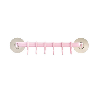 Γάντζος κουζίνας Μπάνιου Γάντζος Διπλή βεντούζα Ράφι για Πετσέτες Βεντούζα Γάντζος Στήριγμα Κλειδαριά Τύπος Κορόιδο Ρυθμιζόμενο Διπλό Κύπελλο Δυνατό κρεμαστό γάντζο