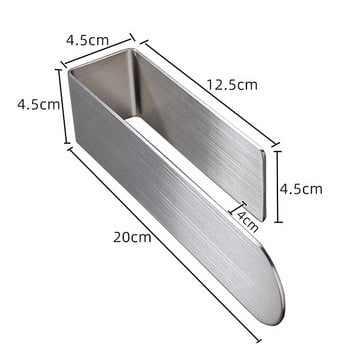 Неръждаема стомана, монтирана на стена за кърпи за баня, рафт за кърпи, рафт, държач за съхранение, закачалка, рафт за кърпи, кухненски новости, кухненски аксесоари