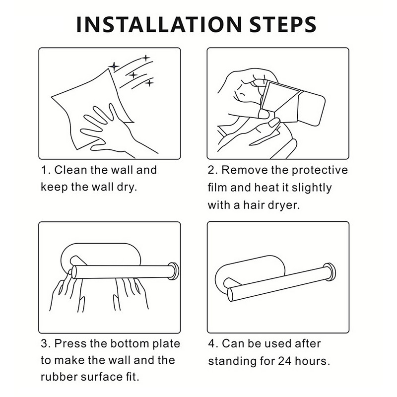 Από ανοξείδωτο χάλυβα επιτοίχια μπάρα πετσετών μπάνιου Ράφι θήκη αποθήκευσης Ράφι κρεμάστρα Ράφι για πετσέτες καινοτόμα αξεσουάρ κουζίνας