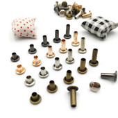 100 τμχ Μεταλλικά κούφια πριτσίνια Καρύδια Ζώνη τσάντας Ρούχα Στρογγυλό πριτσίνι για σκληρό ένδυμα Δερμάτινα ένδυμα Craft Παπούτσια ενδυμάτων Διακοσμητικά αξεσουάρ