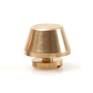 10 gab. Misiņa pēdu nagu ādas soma, apakšējā skrūvējamā kauss, nagu DIY, bagāžas dekorēšana, pēdu nagu sprādze, metāla aparatūras piederumi