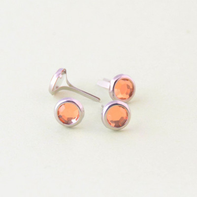 Bezmaksas piegāde 50 gab Krāsas Akrils Rhinestone Pastel Round Brads Scrapbooking Izgreznojums 16x9mm