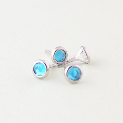 Bezmaksas piegāde 50 gab Krāsas Akrils Rhinestone Pastel Round Brads Scrapbooking Izgreznojums 16x9mm